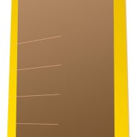 Clipboard DONAU Life, karton, A4, z klipsem, żółty