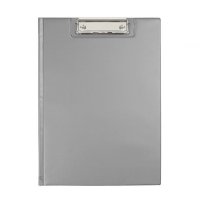 Teczka z klipsem A4 silver BIURFOL KKL-04-01