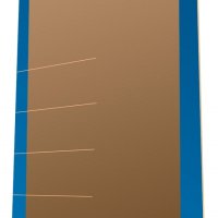 Clipboard DONAU Life, karton, A4, z klipsem, niebieski