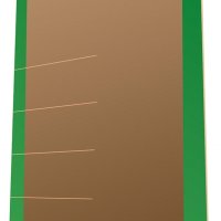 Clipboard DONAU Life, karton, A4, z klipsem, zielony
