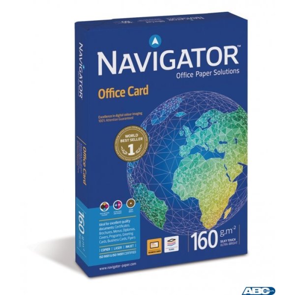 Papier xero A4 160g NAVIGATOR OFFICE Card 250ark