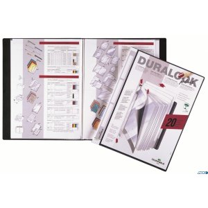 DURALOOK PLUS, album ofertowy, 20 kiesz., PP, Czarny 243201 DURABLE