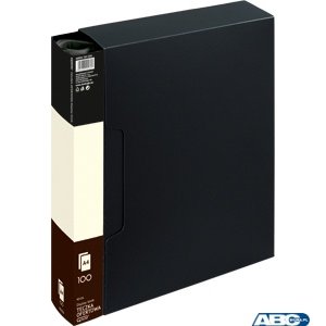 Teczka ofertowa 9010A, czarny, 100 koszulek GRAND 120-1204