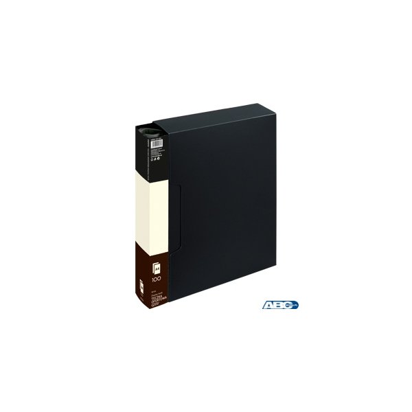 Teczka ofertowa 9010A, czarny, 100 koszulek GRAND 120-1204
