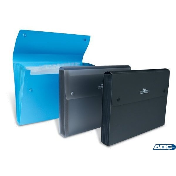Teczka_harmonijkowa A4 13kiesz. czarna DCD14A PENTEL