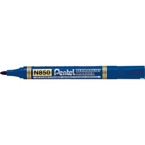 Marker permanentny N850 niebieski okrągła końcówka PENTEL