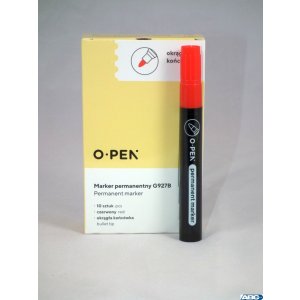 Marker permanentny okrągły G927B czerwony AMA0927939 OPEN (X)