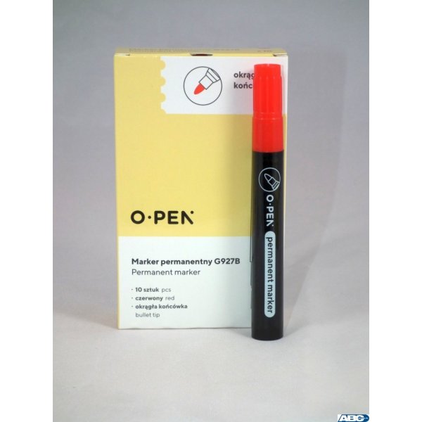Marker permanentny okrągły G927B czerwony AMA0927939 OPEN (X)