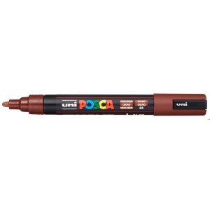 Marker z tuszem pigmentowym PC-5M kakaowy POSCA UNPC5M / DKA