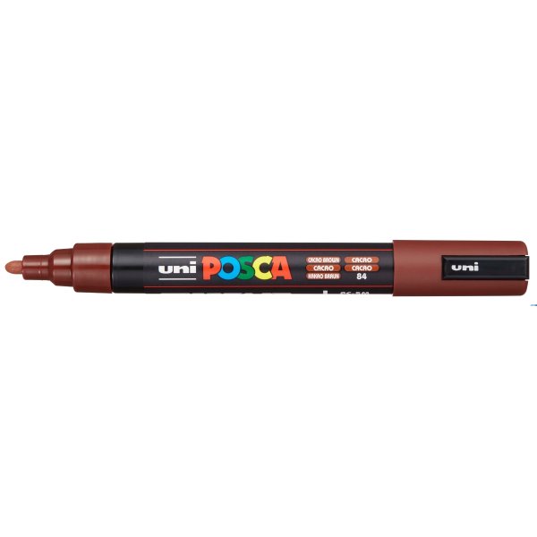 Marker z tuszem pigmentowym PC-5M kakaowy POSCA UNPC5M/DKA