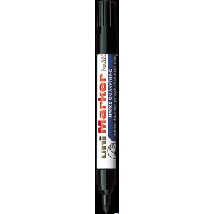 Marker permanentny UNI NO-520 okrągły czarny