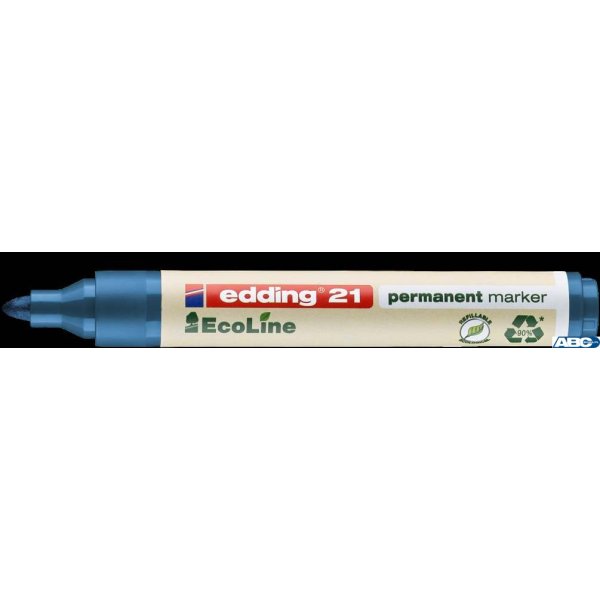 Marker EDDING permanentny ekologiczny okrągła końcówka niebieski 21/003/n ed (X)
