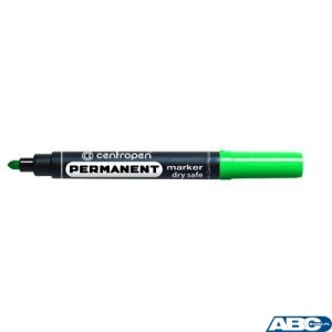 Marker 8810 / 8510 zielony okrągły DRY SAFE niewysychający CENTROPEN