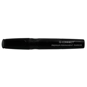 Marker permanentny Q-CONNECT Premium, gum. rękojeść, okrągły, 2-3mm (linia), czarny  /  KF26105