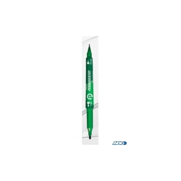 Marker per.kon.okr/fib.zielony KM501-Z2 TETIS dwust.3mm/0.8mm