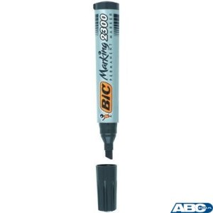 Marker permanentny BIC 2300 Ecolutions niebieski ścięta końcówka, 8209253