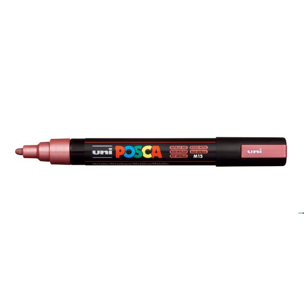 Marker z tuszem pigmentowym PC-5M metalic czerwony POSCA UNPC5M/DMETCE