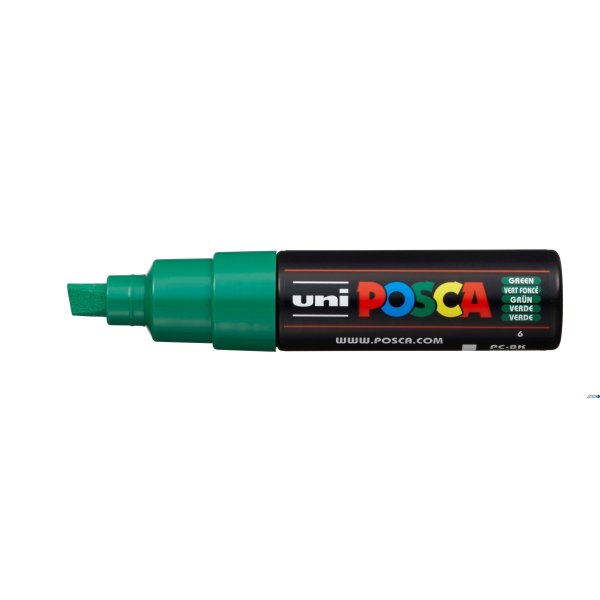 Marker z tuszem pigmentowym PC-8K zielony POSCA UNPC8K/6ZI