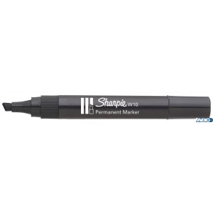 Marker permanentny W10 ścięty czarny SHARPIE S0192654