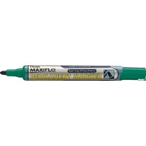 Marker permanentny MAXIFLO NLF50 zielony okrągły z tłoczkiem PENTEL