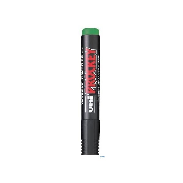 Marker permanentny UNI PM-122 okrągły zielony PROCKEY