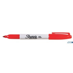 Marker permanentny SHARPIE FINE czerwony S0810940
