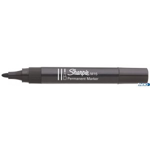Marker permanentny M15 okrągły czarny SHARPIE S0192584