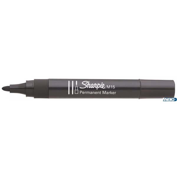 Marker permanentny M15 okrągły czarny SHARPIE S0192584