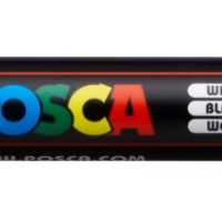 Marker z tuszem pigmentowym PC-3M biały POSCA UNPC3M/DBI