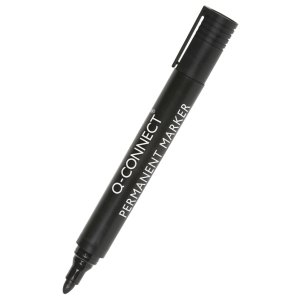 Marker permanentny Q-CONNECT, okrągły, 1, 5-3mm (linia), czarny