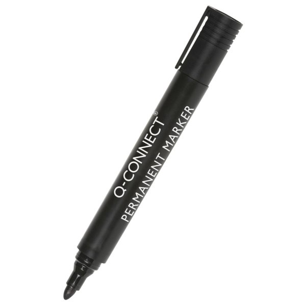 Marker permanentny Q-CONNECT, okrągły, 1, 5-3mm (linia), czarny
