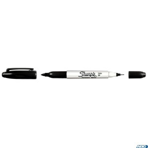 Marker dwustronny SHARPIE TWIN TIP czarny S0811100