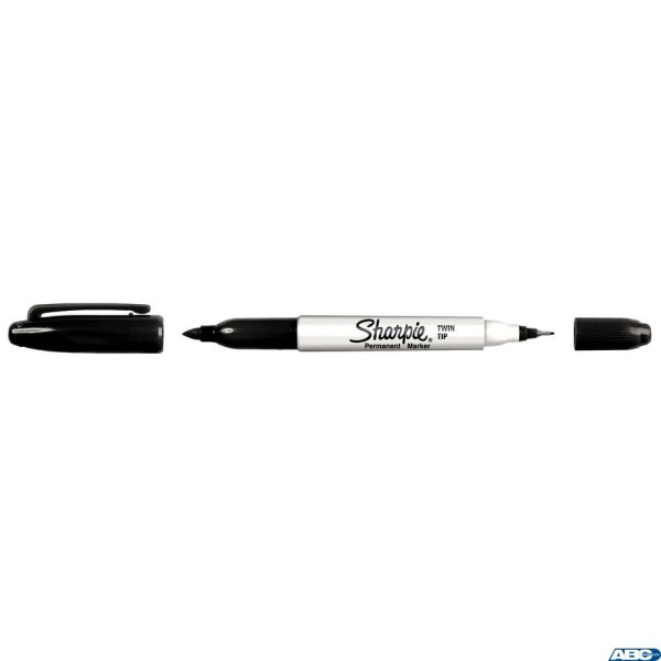 Marker dwustronny SHARPIE TWIN TIP czarny S0811100