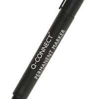 Marker permanentny Q-CONNECT, ścięty, 3-5mm (linia), czarny