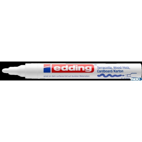 Marker EDDING 4000-49 biały (X)