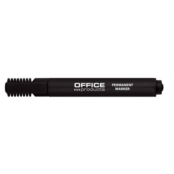 Marker permanentny OFFICE PRODUCTS, ścięty, 1-5mm (linia), czarny