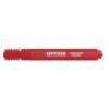 Marker permanentny OFFICE PRODUCTS, ścięty, 1-5mm (linia), czerwony