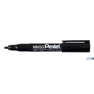 Marker permanentny NN50 czarny okrągła końcówka PENTEL