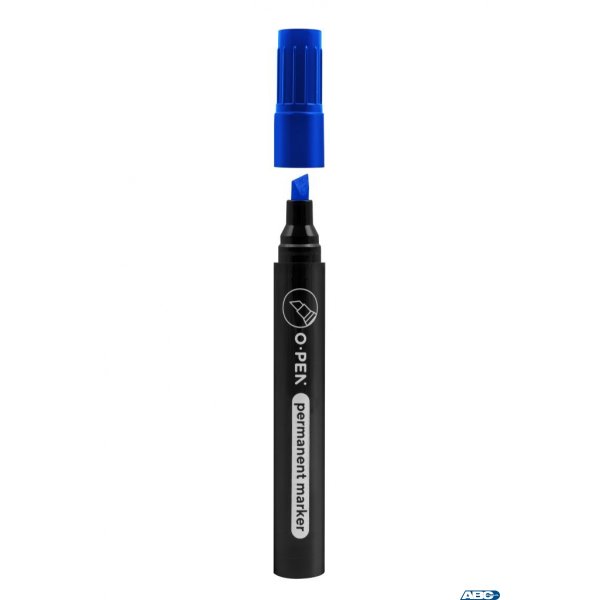 Marker permanentny ścięty G927C niebieski AMA0927960 OPEN (X)