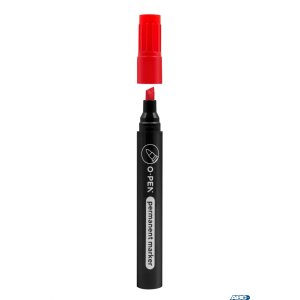 Marker permanentny ścięty G927C czerwony AMA0927977 OPEN (X)