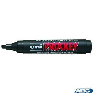 Marker permanentny UNI PM-126 czarny ścięty PROCKEY