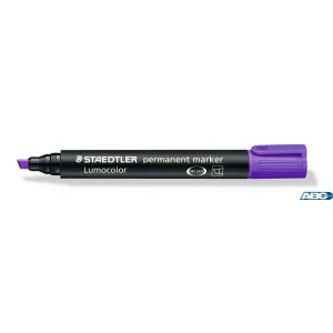 Marker Lumocolor, wodoodporny, ścięty, fioletowy, Staedtler S 350-6