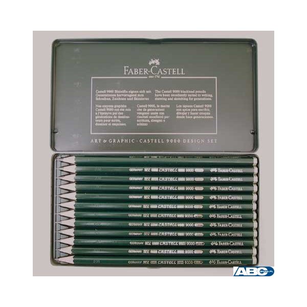 Ołówek CASTELL 9000 DESIGN SET 12 sztuk 119064  FABER CASTEL