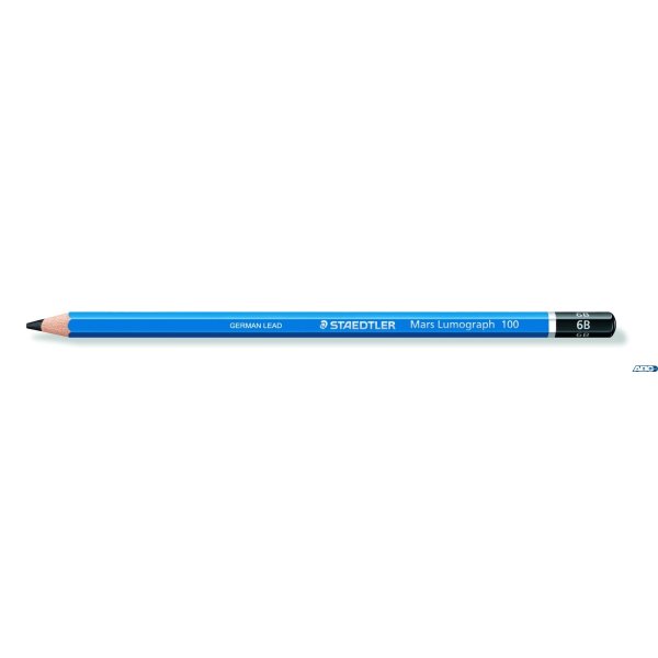 Ołówek Mars Lumograph, sześciokątny, tw. 6B, Staedtler S 100-6B