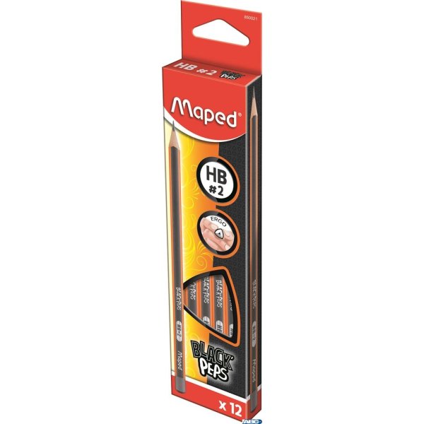 Ołówek drewniany Blackpeps HB MAPED 850021