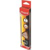Ołówek drewniany z gumką Blackpeps H MAPED 851725