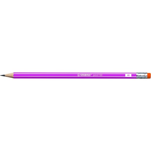 Ołówek 160 z gumką HB pink STABILO 2160/01-HB