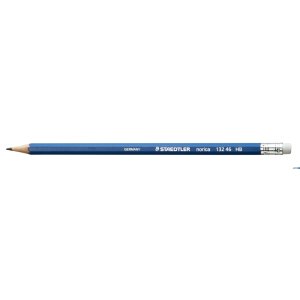 Ołówek Norica, szeciokątny, z gumką, tw. HB, Staedtler S 132 46-HB