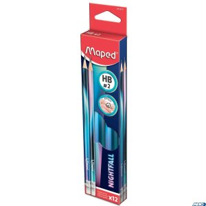 Ołówek z gumką Nightfall HB  Maped 851813