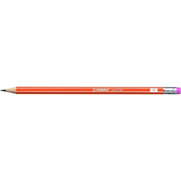 Ołówek 160 z gumką HB orange STABILO 2160/03-HB